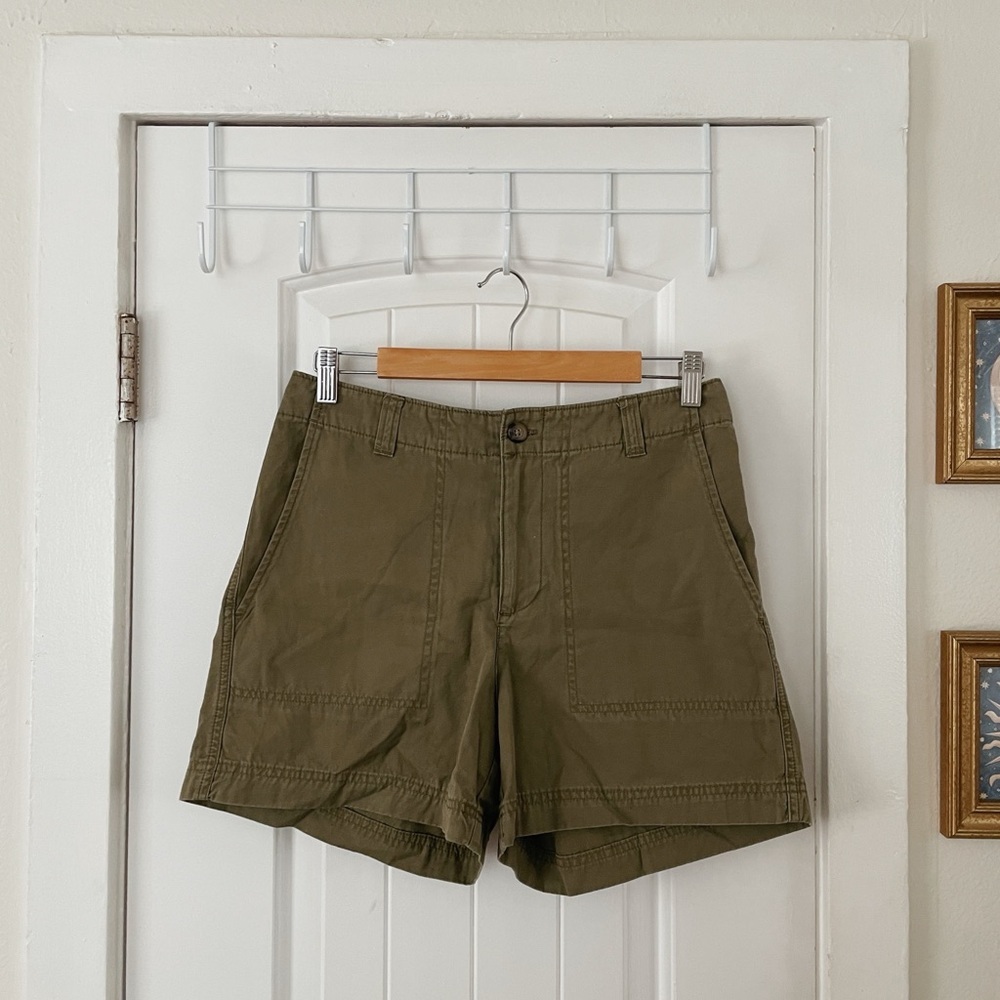Size 6 Gap 1998 Olive Green Casual Shorts Cotton